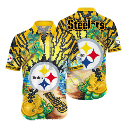 Pittsburgh Steelers Aloha Island Unisex Hawaiian Shirt