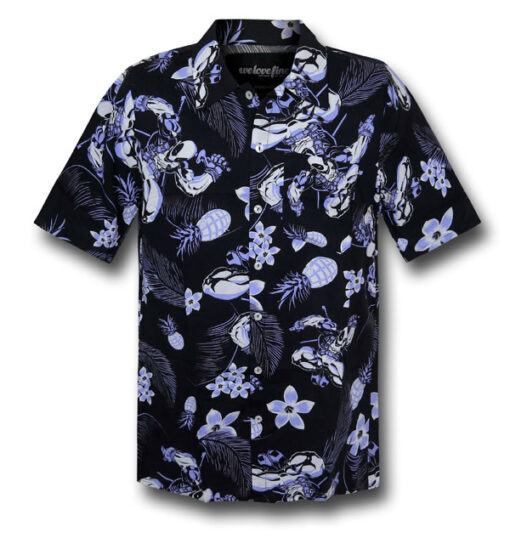 Deadpool Aloha Button-Down hawaiian Shirt