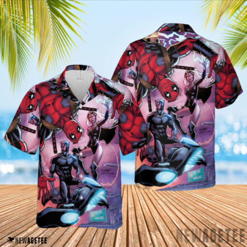 Deadpool Marvel Comics Hawaiian Shirt, Beach hawaiian shirt