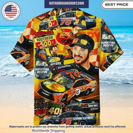 NASCAR Denver Mattress Bojangles Hawaiian Shirt