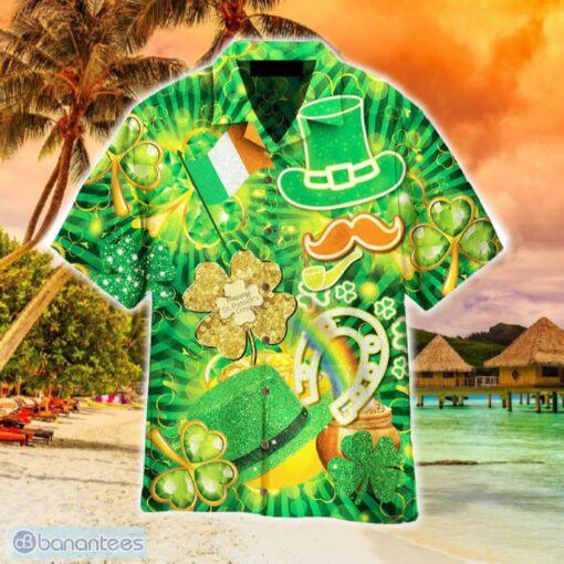 St Patrick Day Green Shamrock Hawaiian Shirt Aloha For Men And Women