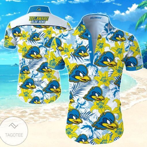 Ncaa Delaware Fightin Blue Hens hot Hawaiian Shirt