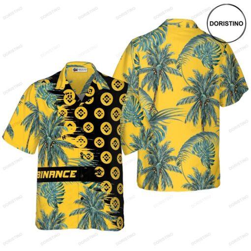 Binance Coin Yellow Limited Edition Hawaiian Shirt