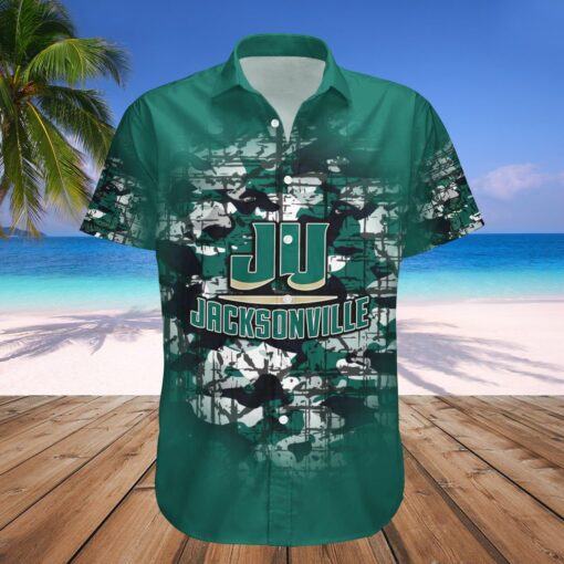 Jacksonville Dolphins Hawaii Shirt Camouflage Vintage ? NCAA