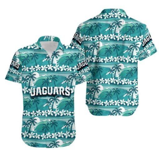 Jacksonville Jaguars Hawaii Shirt Coconut Trees NFL Gift For Fan