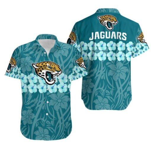 Jacksonville Jaguars Flower And Logo Hawaii Shirt Summer 2024 Collection