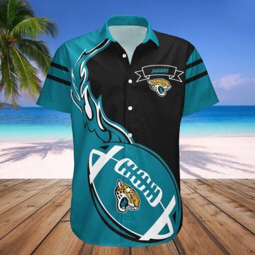 Jacksonville Jaguars Hawaii Shirt Flame Ball ? NFL