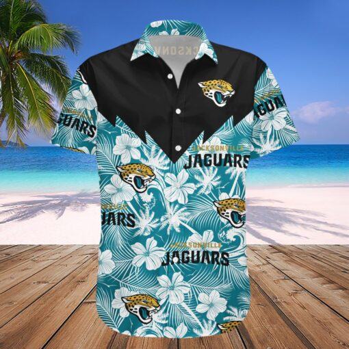 Jacksonville Jaguars Hawaii Shirt Tropical Seamless- NFL