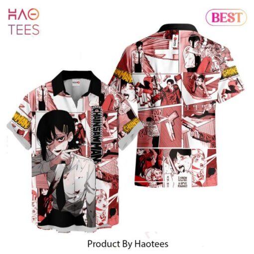 Chainsaw Man Kobeni Higashiyama Hawaiian Shirts Custom Anime for Men Women