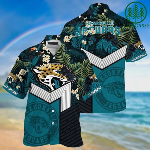 NFL Jacksonville Jaguars Teal Speical Hawaiian Shirt