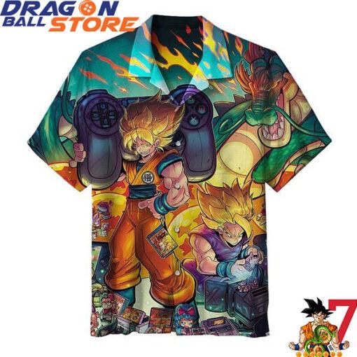 Dragon Ball PS game Hawaiian Shirt