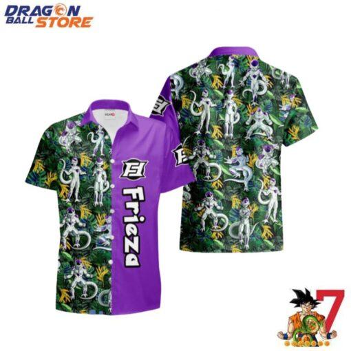 Frieza Purple Color Hawaiian Shirt