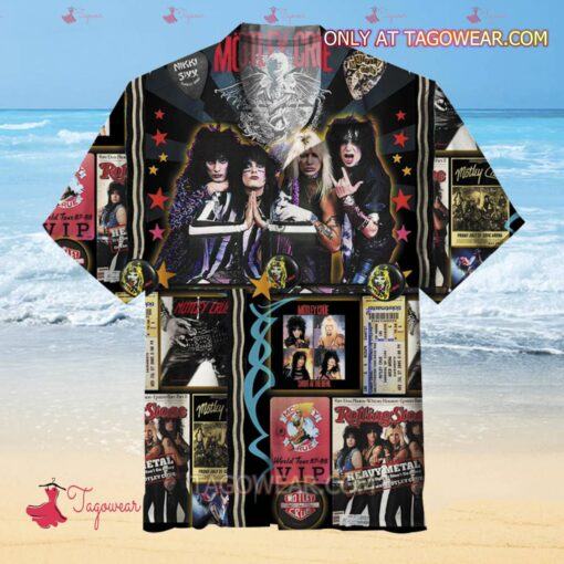 M?tley Cr?e Rock And Roll Band Hot Hawaiian Shirt