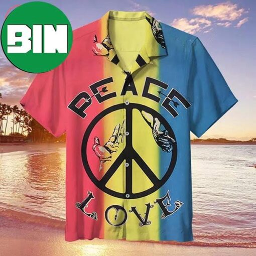 Peace And Love Revolution Summer Hot Hawaiian Shirt