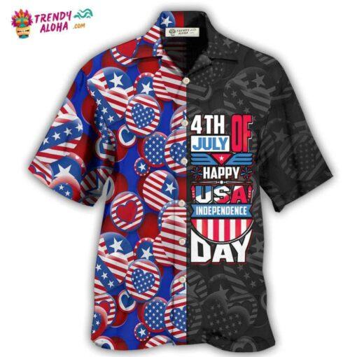 America Independence Day Fourth Of July Happy Usa Hot Hawaiian Shirt