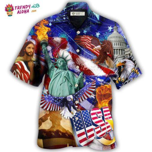 America Independence Day Hot Hawaiian Shirt
