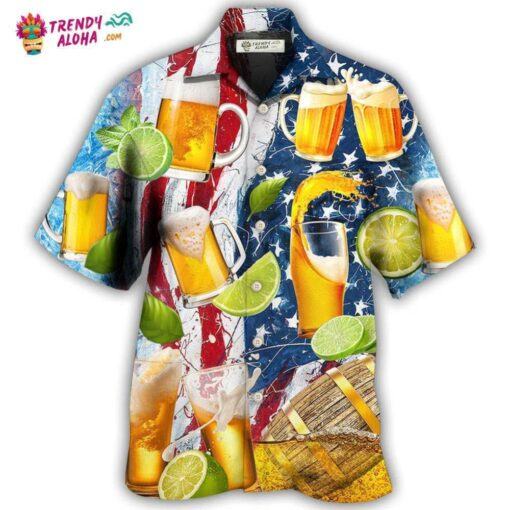 Beer Independence Day Hot Hawaiian Shirt