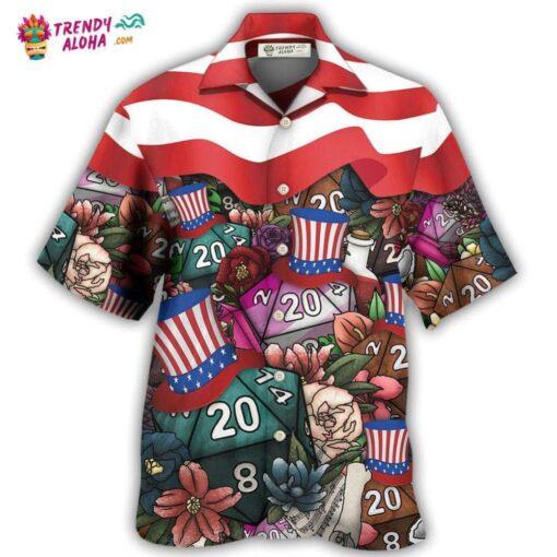 D20 Independence Day Hot Hawaiian Shirt