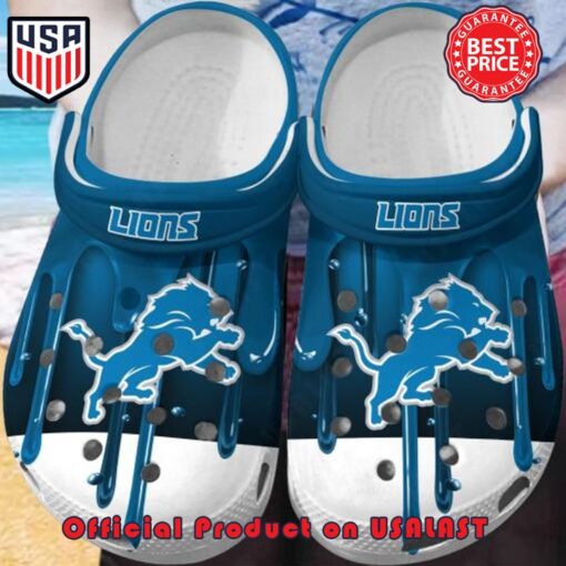 Detroit Lions NFL Crocs Clogs Shoes for fan