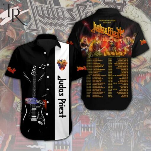 Judas Priest Invincible Shield Tour Europe 2024 Hot Hawaiian Shirt