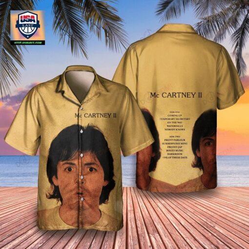 McCartney II 1980 Album Hot Hawaiian Shirt