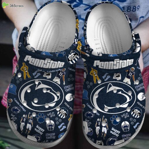 Penn State Nittany Lions NCAA Sport Crocs Clogs Shoes Comfortable