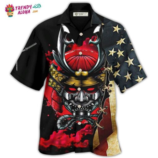 Samurai America Independence Day Hot Hawaiian Shirt
