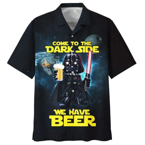 Star Wars Darth Vader Come To The Dark Side We Have Beer hot Hawaiian Shirt