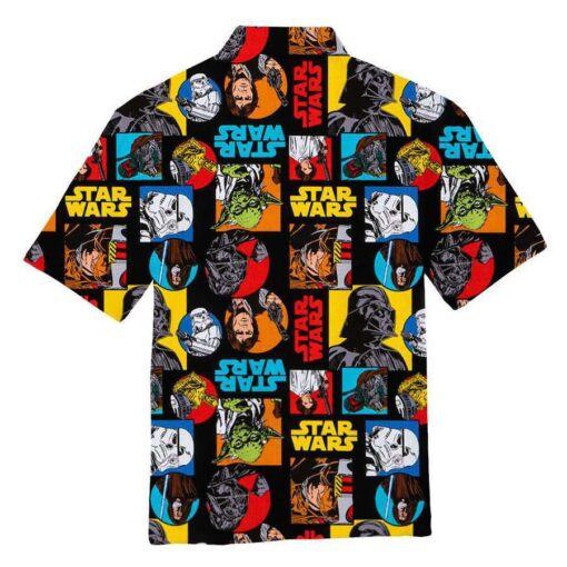 Star Wars Pattern Colorful Hawaiian Shirt