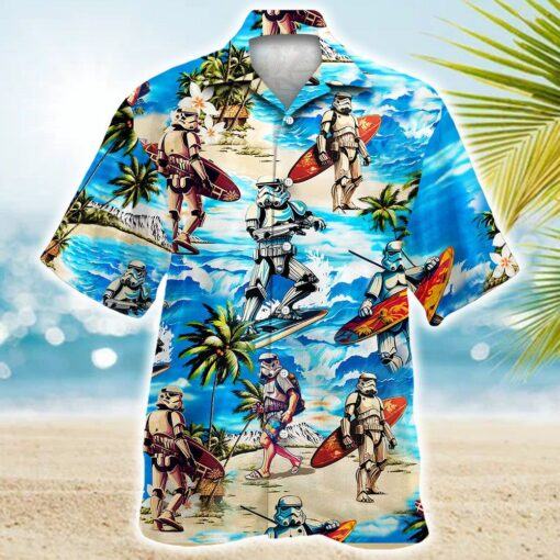 Stormtrooper Star Wars Surfing hot Hawaiian Shirt