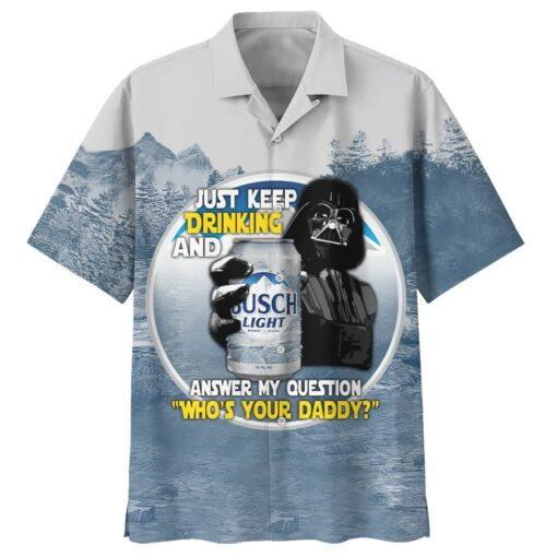 Star wars Darth Vader Just Keep Drinking hot Hawaiian Shirt