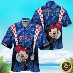 4th Of July Buffalo Bills Hawaiian Shirt Nfl Disney Hawaiian Shirt