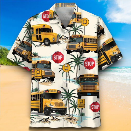 Aloha School Bus Hawaiian Shirt Special Gift For Men Women