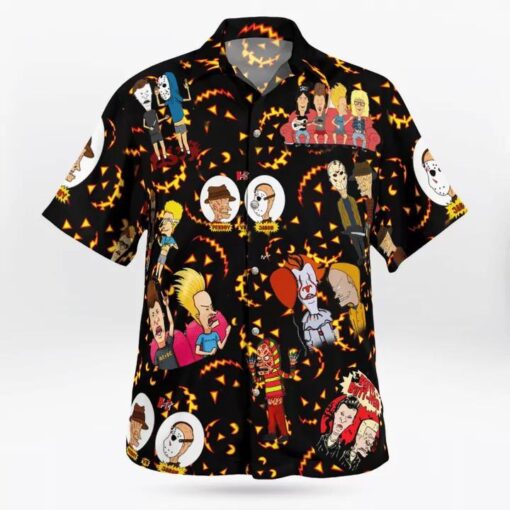 Beavis And Butt Head Funny Halloween Hawaiian Shirt