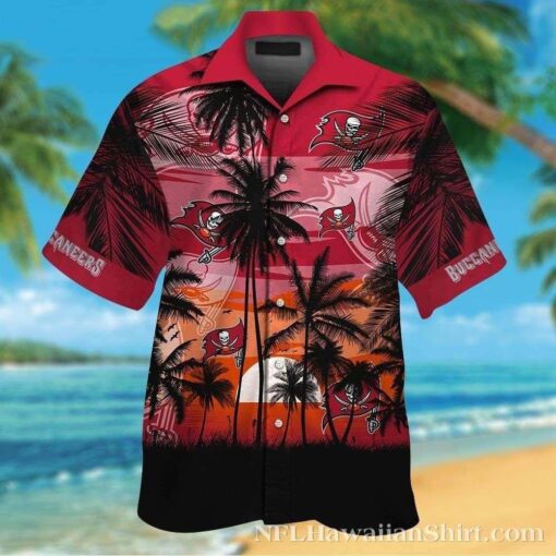 Buccaneers Sunset Vista NFL Tampa Bay Tropical Hawaiian Shirt