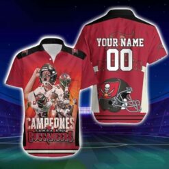 Champions’ Aloha Spirit – Tampa Bay Buccaneers Commemorative Hawaiian Shirt