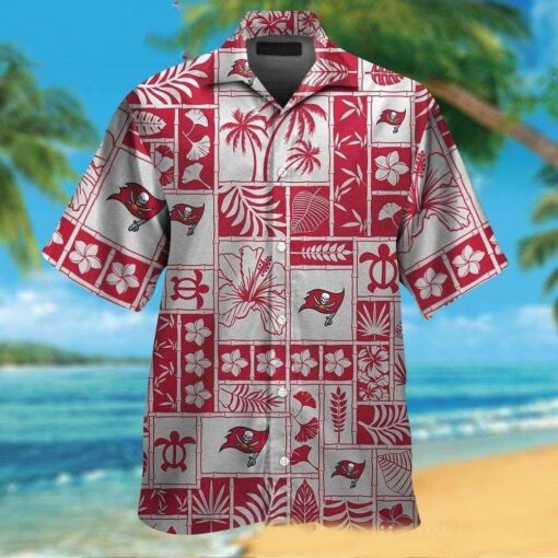 Classic Buccaneers Icons And Tiki Patterns Hawaiian Shirt