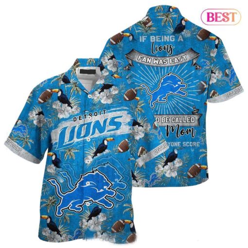 Detroit Lions NFL Hawaiian Shirt Being A Redskins Beach Shirt This For Summer Mom Lets Everyone Score