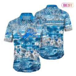 Detroit Lions NFL Hawaiian Shirt Style Tropical Pattern Summer For Awesome Fans