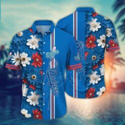 Dodgers Floral Pitch MLB Hawaiian Shirt – Los Angeles Summer Blossoms