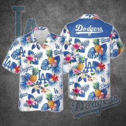 Dodgers Pineapple Paradise MLB Aloha Shirt – Tropical Summer Feast