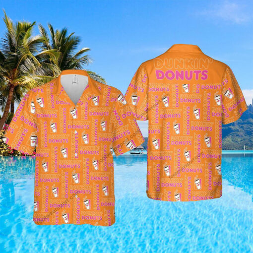 Dunkin’ Donuts Brand Bulk Brand 3D Hawaiian Shirt Gift For Fans