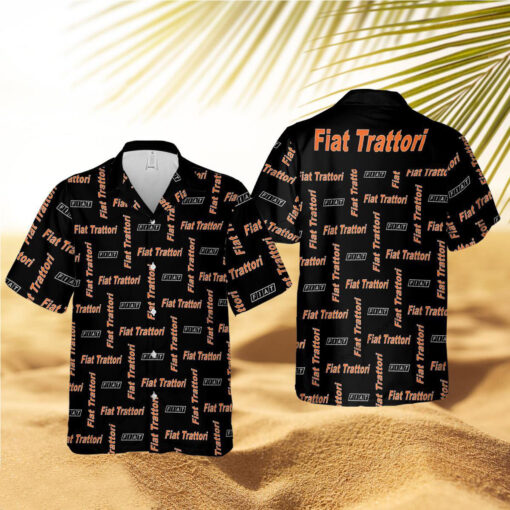 Fiat Trattori Tractor Brand Tropic Brand 3D Hawaiian Shirt For Men And Women