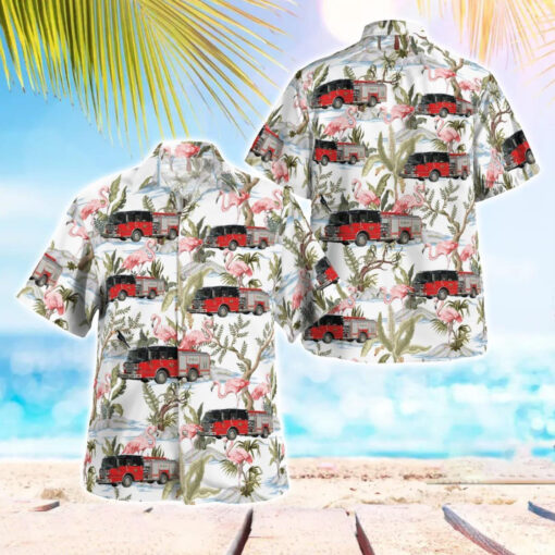 Florida, DeBary Fire Department Aloha Hawaiian Shirt