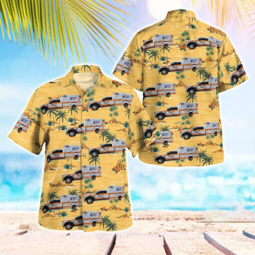 Florida, Volusia County EMS Aloha Hawaiian Shirt