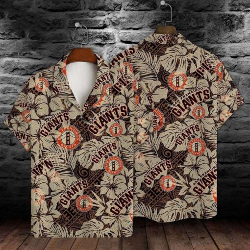 Giants Vintage Tiki Lounge Hawaiian Shirt