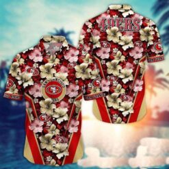 Golden Gate Floral Touchdown – San Francisco 49ers Aloha Shirt