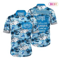 HOT TREND Detroit Lions NFL Hawaiian Shirt For Grandparent New Trending Beach Shirt