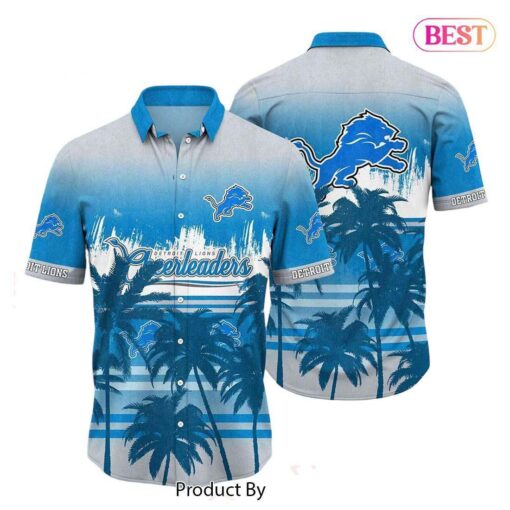 HOT TREND Detroit Lions NFL Summer Hawaiian Shirt Tropical Pattern Graphic For Sports Enthusiast