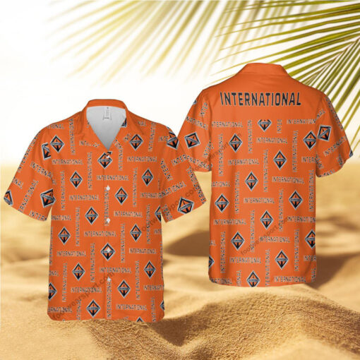 International Truck Brand Tropical Brand Beach Hawaiian Shirt For Summer